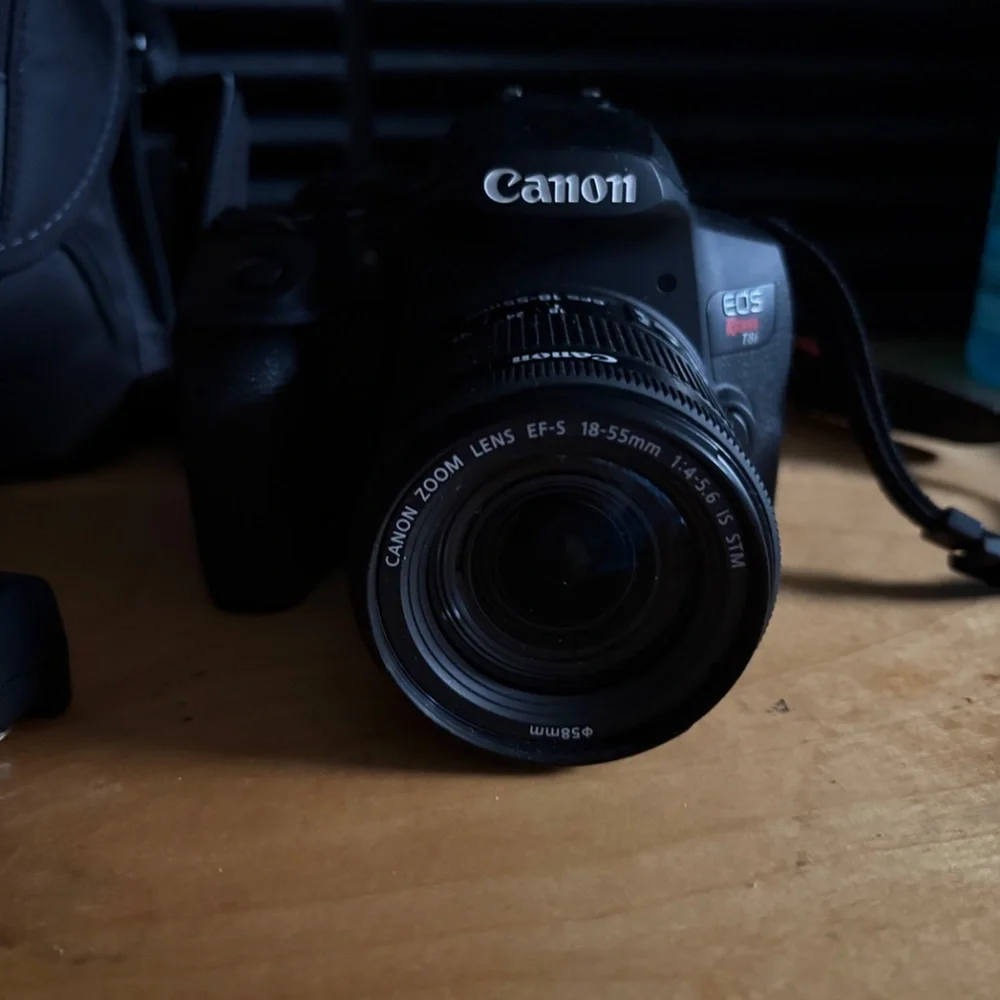 Canon EOS Rebel T8i 24.1MP DSLR Camera - Black (EF-S 18-55mm f/4-5.6 I - $750